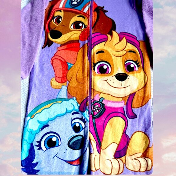 Paw Patrol Zip-Up Jumpsuit Pajamas – Skye Everest Rubble Character One-Piece - Picture 7 of 7